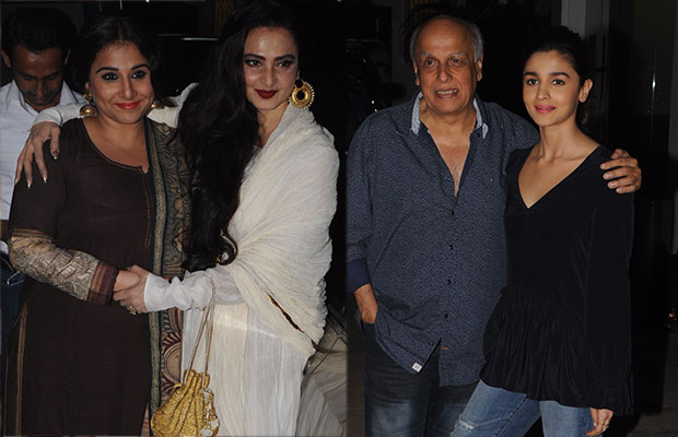 Photos: Vidya Balan, Rekha, Alia Bhatt’s Fun Time At Begum Jaan Screening!