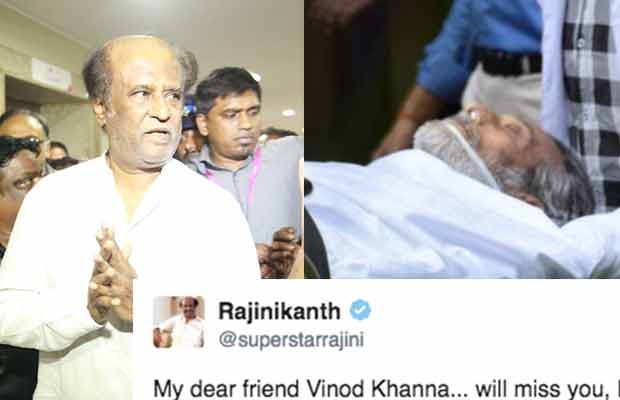 Rajinikanth Offers Condolences To Dear Friend Vinod Khanna’s Family