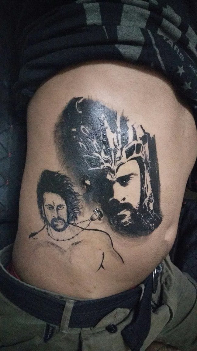 Prabhas' fan gets the iconic Baahubali tattooed!