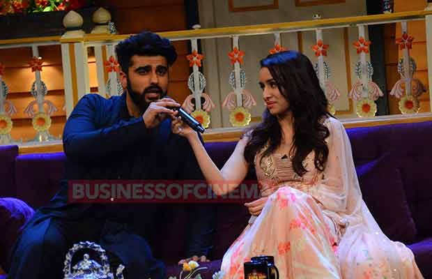 Photos: Arjun Kapoor And Shraddha Kapoor Promote Half Girlfriend On The Kapil Sharma Show