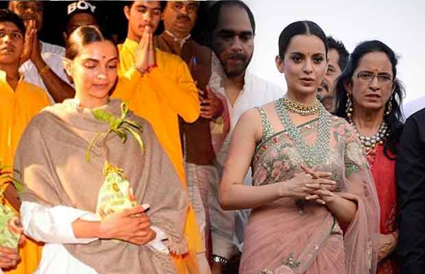 After Deepika Padukone, Kangana Ranaut Performs Ganga Aarti In Varanasi!