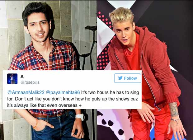 Armaan Malik TROLLED Badly By Beliebers For Posting His Views On Justin Bieber’s Concert
