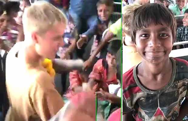 Watch: Justin Bieber Plays With Mumbai Slum Children Inside A Bus, Video Goes VIRAL