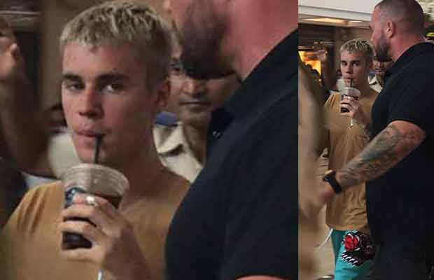 Hours Before The Concert, Justin Bieber Snapped Chilling At A Mall In Vashi