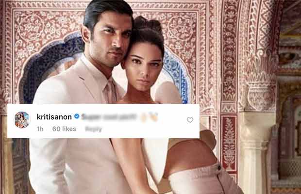 Here’s How Kriti Sanon Reacted To Sushant Singh Rajput Picture With Kendall Jenner!