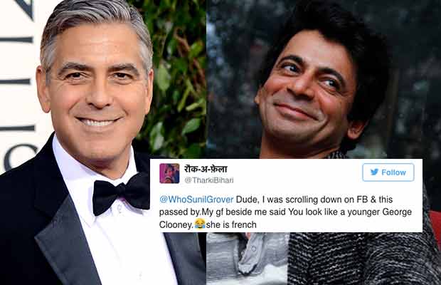 Sunil Grover’s Reaction When A Guy’s French Girlfriend Called Him The Younger George Clooney!