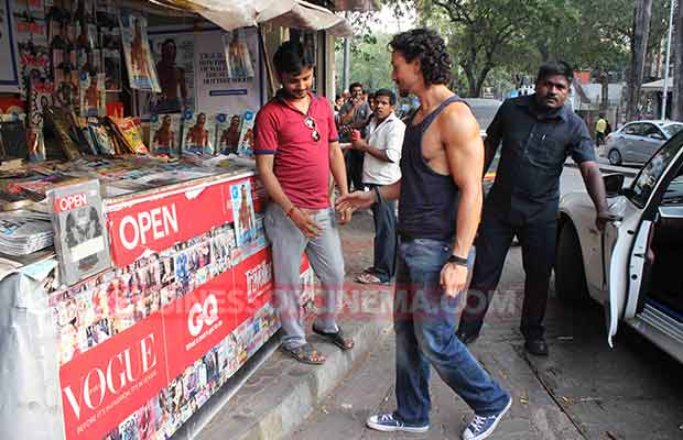 Photos: Tiger Shroff Visits Local Magazine Stall, Leaves The Vendor Stunned!