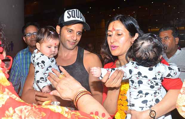 Karanvir Bohra And Teejay Sidhu Get This Royal Welcome At The Airport As They Return To Town With Their Twins