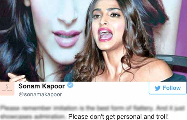 Sonam Kapoor Requests Fans Not To Get Personal And Troll!