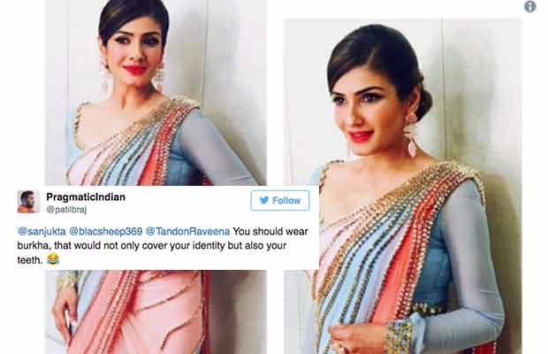 Raveena Tandon Leaves Twitterati Angry Over Her Recent Sari Picture!