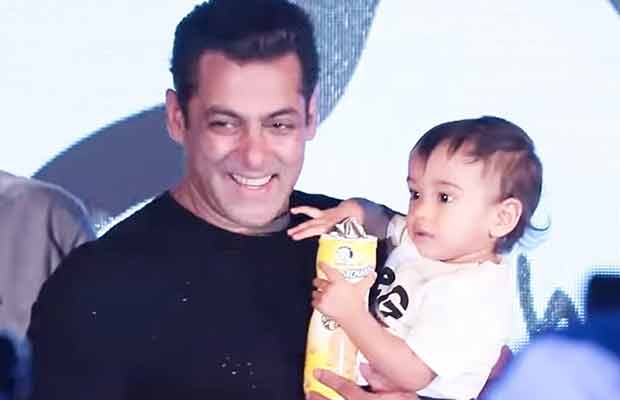 Watch Video: Salman Khan’s Cute Moments With Nephew Ahil Sharma At Being Human Cycle Launch