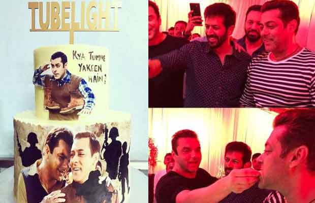 Tubelight: Salman Khan Celebrates The Release Of His Movie By Cutting A Tubelight Cake