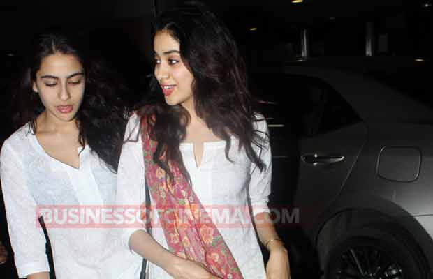 BFFs Jhanvi Kapoor And Sara Ali Khan Spotted Twinning In White- Who Wore Indian Wear Better?