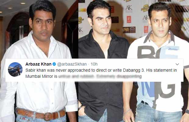 Arbaaz Khan Slams Munna Michael Director Sabbir Khan For Claiming To Direct Salman Khan’s Dabangg 3!