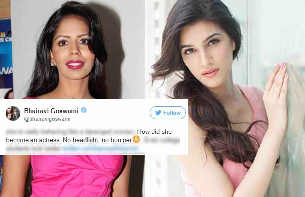 Hate Story Actress Body Shames Kriti Sanon In The Most Ridiculous Way For Fame