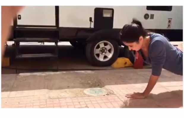 Watch: Here’s How Katrina Kaif Managed To Do Push-Ups Without Using Her Hands!