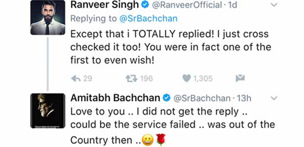Amitabh Bachchan REACTS On Ranveer Singh's Reply To His Birthday Wish