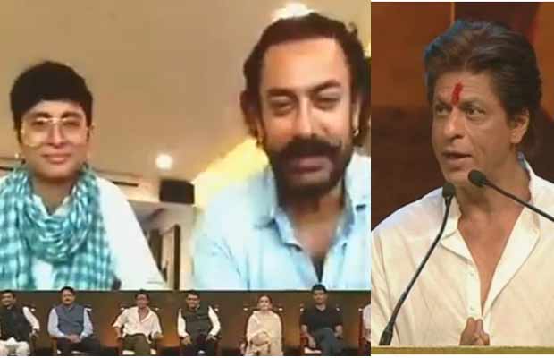 Shah Rukh Khan Attends Satyamev Jayate Water Cup As Aamir Khan Down With Swine Flu