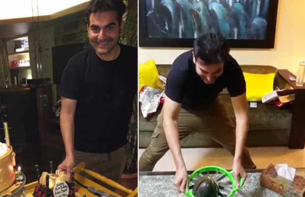 Watch: Malaika Arora Posts A Funny Video Of Arbaaz Khan Slicing A Melon On His 50th Birthday!
