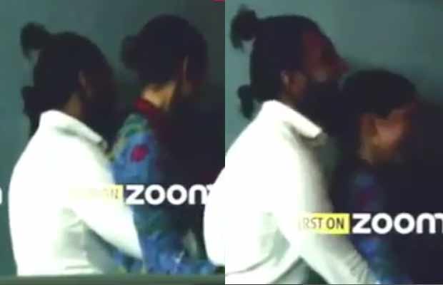 Watch: Ranveer Singh And Deepika Padukone Caught On Camera Cuddling With Each Other