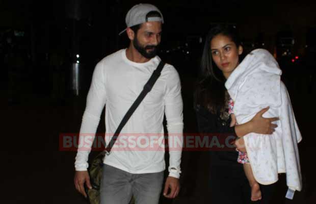 Photos: Shahid Kapoor Off On His First Family Vacation With Mira And Misha
