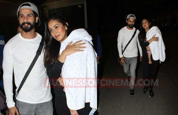 Photos: Shahid Kapoor Off On His First Family Vacation With Mira And Misha