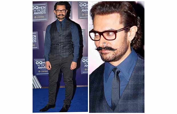 Aamir Khan Carries his THUG look to GQ Men of the Year Awards 2017