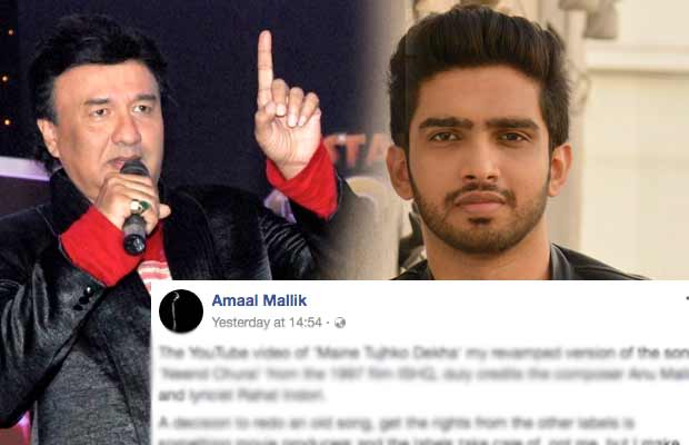 Anu Malik Lashes Out Amaal Mallik For Not Giving Song Credits, The Young Singer Answers With This Long Note!