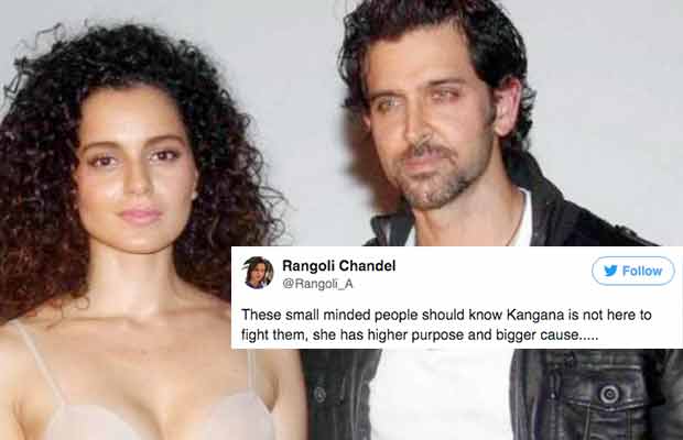 Hrithik Roshan – Kangana Ranaut Controversy: Rangoli Chandel Criticizes The Actor’s Supporters!