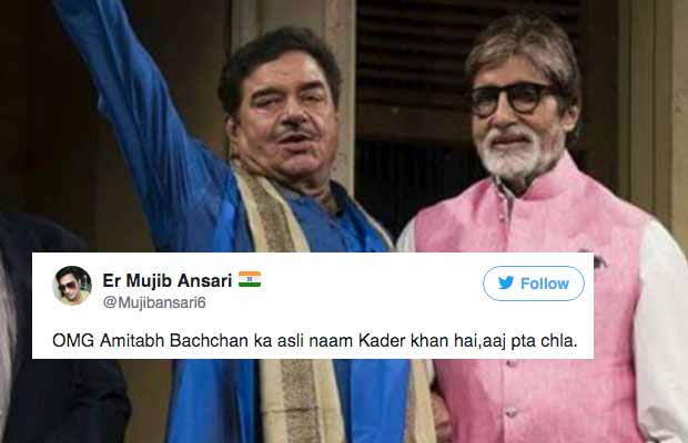 Shatrughan Sinha Gets Trolled For Sharing Amitabh Bachchan’s Photo To Wish Kader Khan!