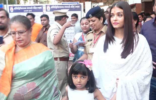 Watch: Aishwarya Rai Bachchan Visits Siddhivinayak With Daughter Aaradhya On Her Birthday