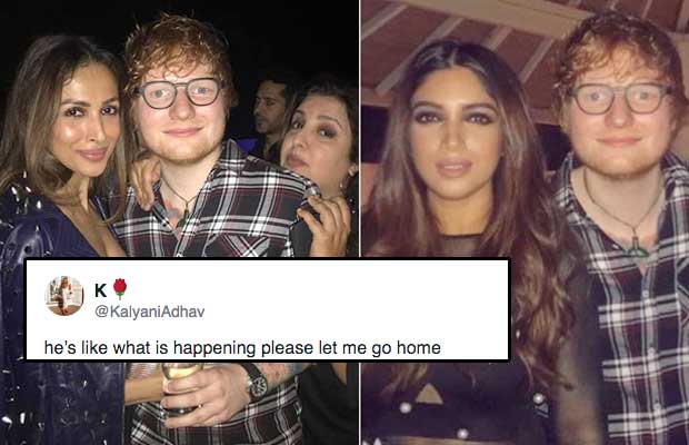 Twitterati Are Going Crazy Over Ed Sheeran’s Eyes At A Bollywood Party