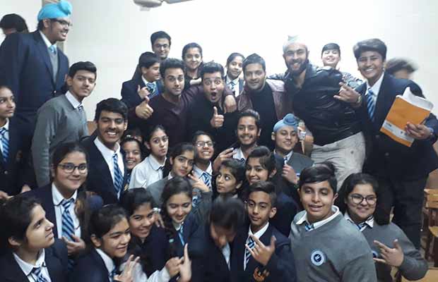 Varun Sharma And Fukrey Returns Team Go Back To School While Promoting Fukrey Returns