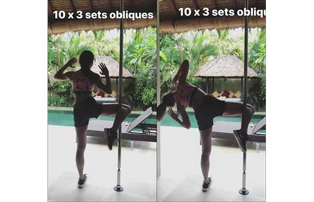 Jacqueline Fernandez’ Pole Routine In Bali Is A Major Fitness Goal
