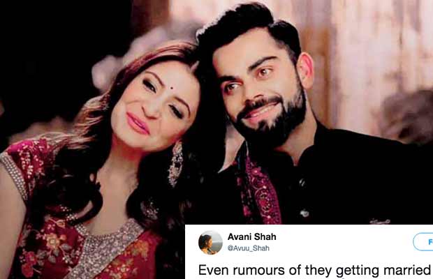 Twitter Goes Crazy Over Virat Kohli-Anushka Sharma’s Secret Wedding Rumour!