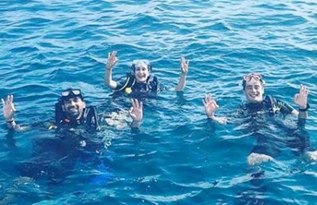 Photos: Sagarika Ghatge-Zaheer Khan Enjoy First Scuba Dive Together At Their Honeymoon In Maldives