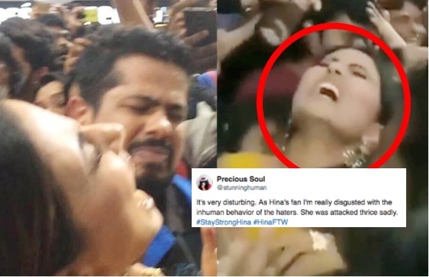 Bigg Boss 11: Hina Khan’s Hair Pulled During Live Voting, Fans ANGRY!