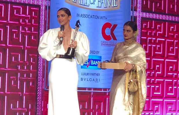 Deepika Padukone Bags The Entertainer Of The Year Award For Padmaavat