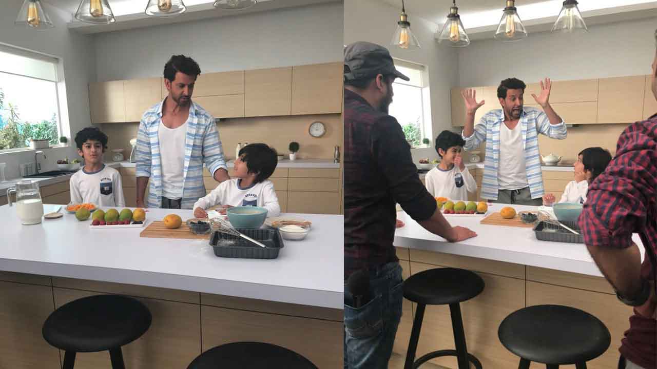 Hrithik Roshan Pampers Young Co-Star On Sets