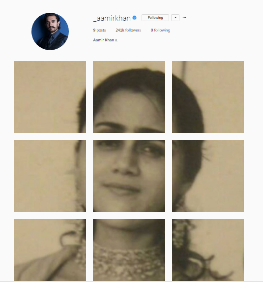 aamir khan instagram debut