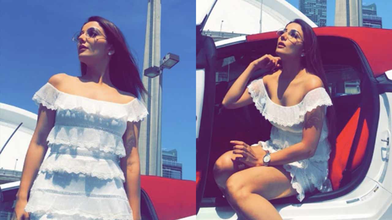 Hottie Sonia Mann Snapped Shooting For Next Video Song In Toronto
