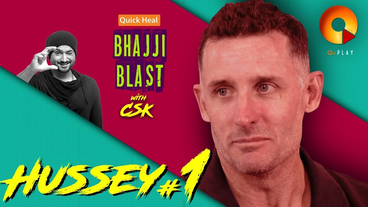 Mr. Cricket Mike Hussey Gets Up Close And Personal With Harbhajan Singh In Quick Heal Bhajji Blast With CSK