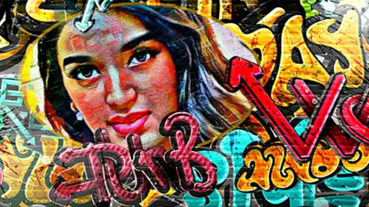 A Fan Paints A Wall With Nidhhi Agerwal’s Graffiti Art!
