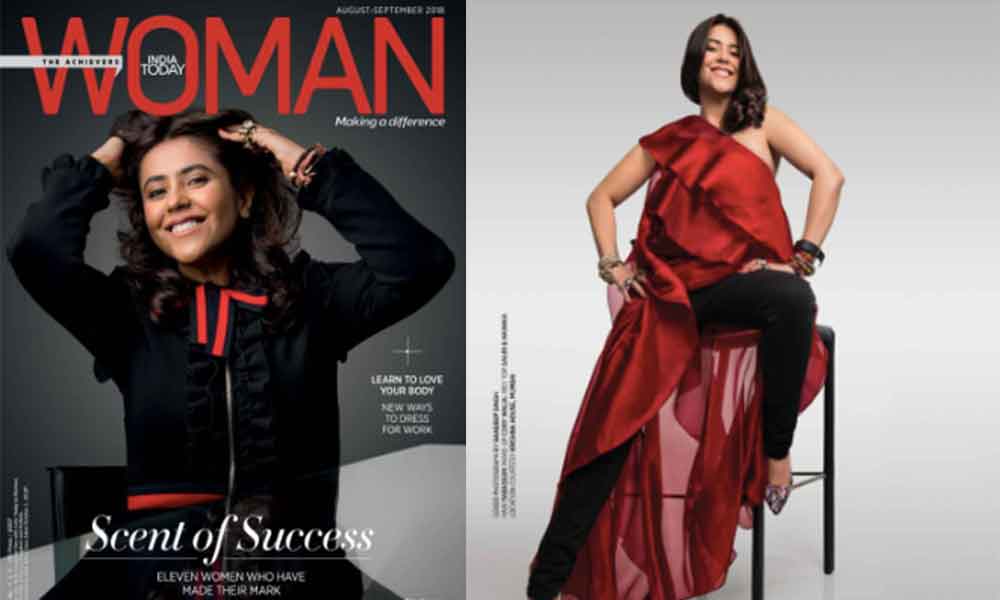 Ekta Kapoor Smells The Scents Of Success On The Cover Of India Today Magazine