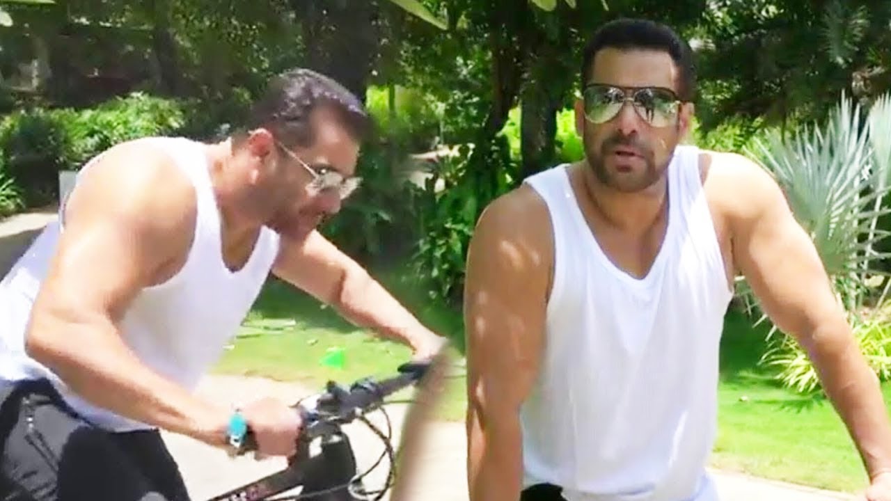 Watch Video: Salman Khan Rides Bicycle On The Streets Of Goa In Vest
