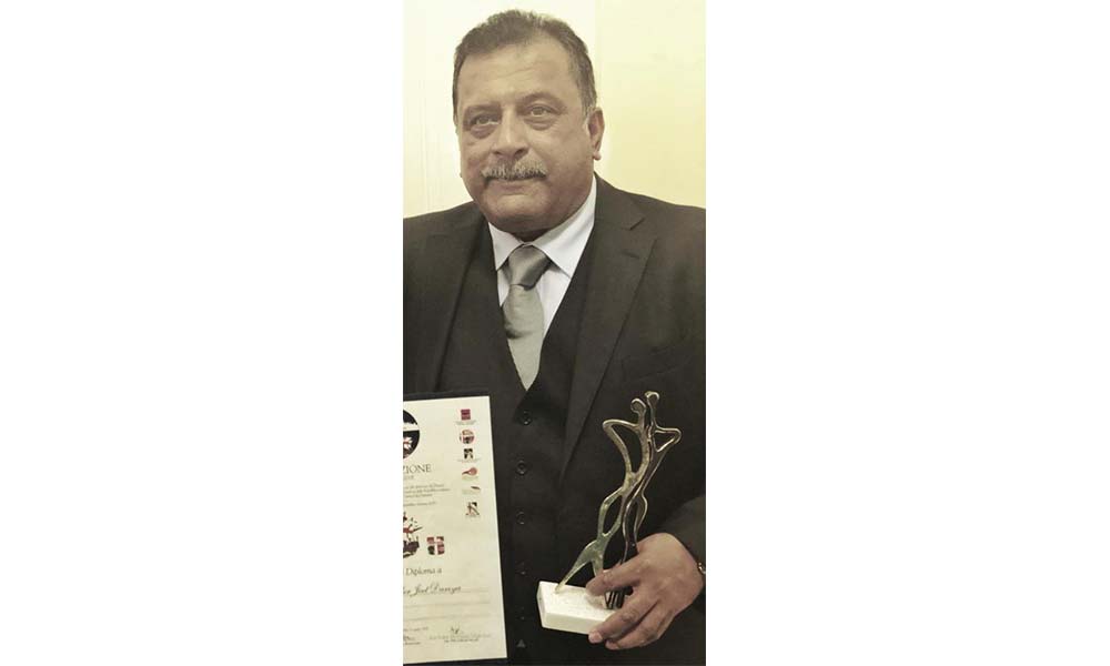 Big Bat Films’ Producer Ravinder Dariya Honored By First Of Its Kind International Award For His Outstanding Work