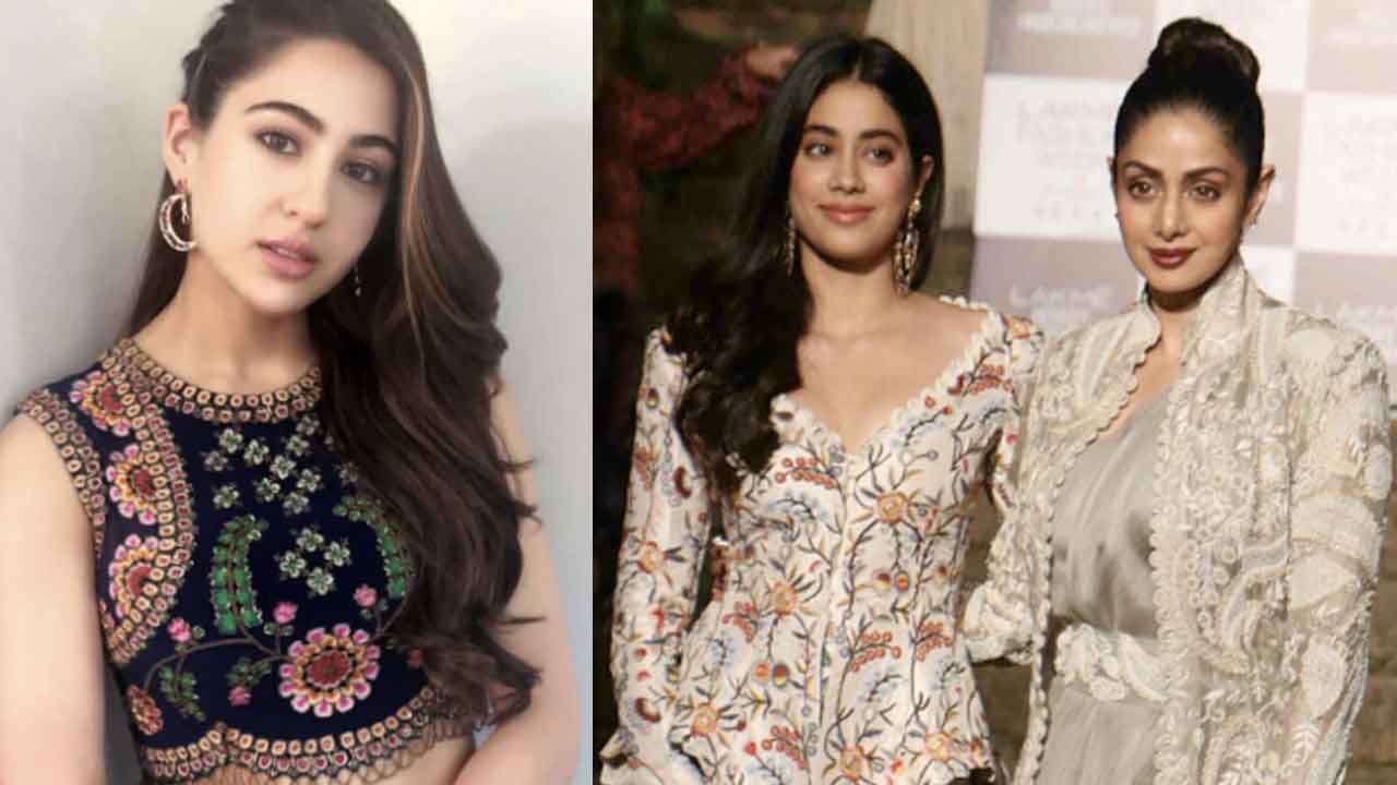 Jahnvi Kapoor’s Mother Sridevi Inspires Sara Ali Khan In Every Possible Way