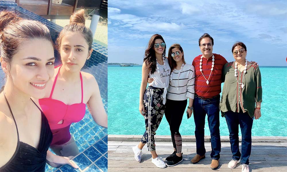 After A Jam-Packed Schedule, Kriti Sanon Takes A Family Vacation