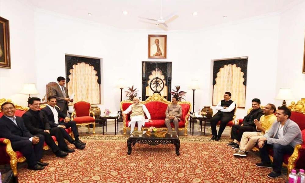 Members Of Film Fraternity Including Bhushan Kumar, Karan Johan & Akshay Kumar Meet The Honorable PM Narendra Modi To Discuss Issues Concerning The Industry
