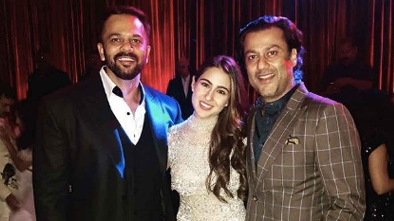 Sara Ali Khan Shares A Picture Perfect Moment With Abhishek Kapoor And Rohit Shetty At Deep-Veer Reception